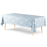 Trendables Premium Botanical Plastic Table Cover 54 In. x 108 In. | 6 Pack